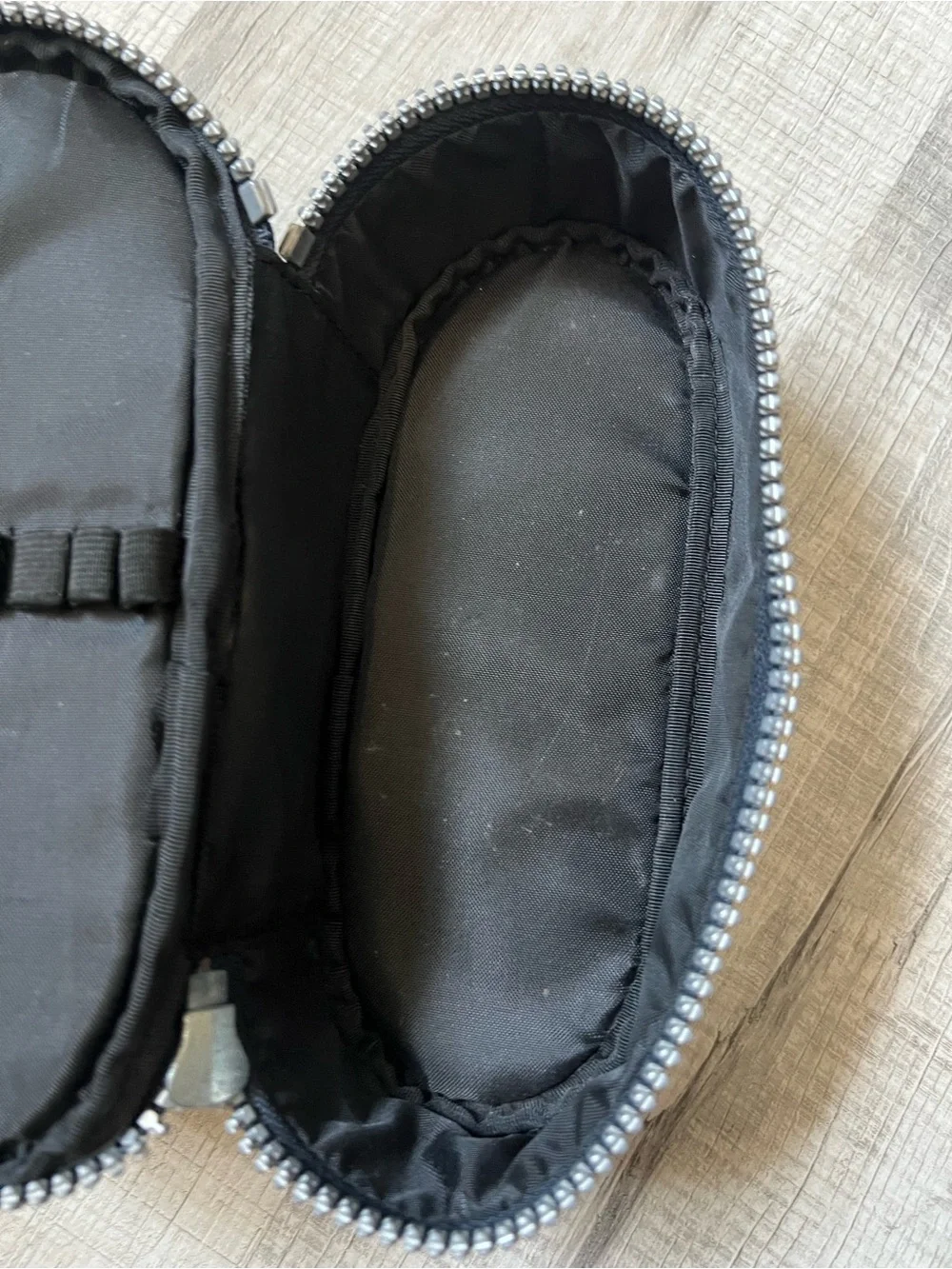 KIPLING Navy Oval Canvas Toiletry Pencil Pouch